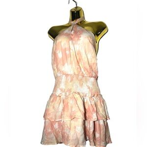 Y2k halter cutout mini dress size Small